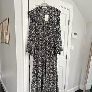 NWT Co. Long Sleeve Multi-Print Dress, XSmall/Small